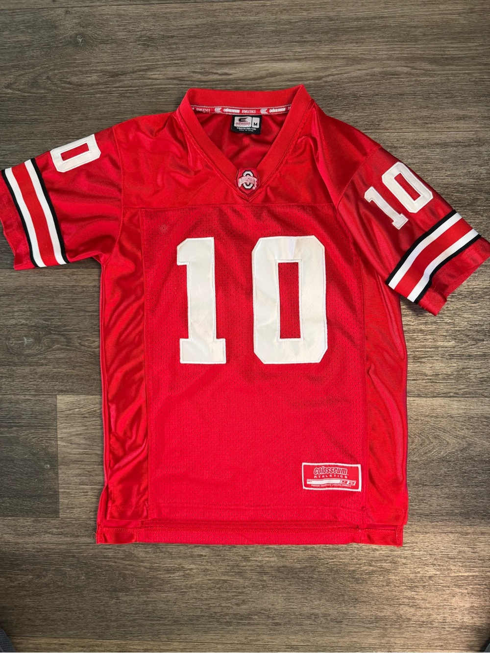 Youth Ohio State Buckeyes Red Football Jersey